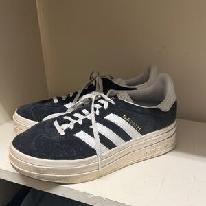 Adidas Gazelle Black Suede Sneakers